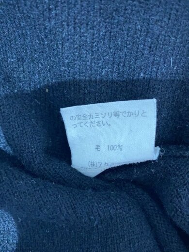 商品画像：カシミヤ混/90s/アクティ期/ニット・セーター(厚手)/M/ウール/BLK// 5
