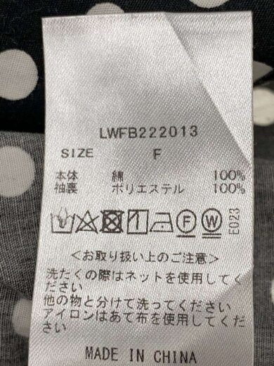 商品画像：長袖ブラウス/one/コットン/BLK/LWFB222013// 4