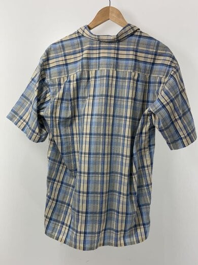 商品画像：00s/半袖シャツ/M/ポリエステル/BLU/チェック/STY53000 2