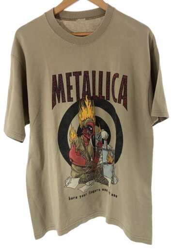 商品画像：METALLICA/Tシャツ/--/コットン/BEG 1