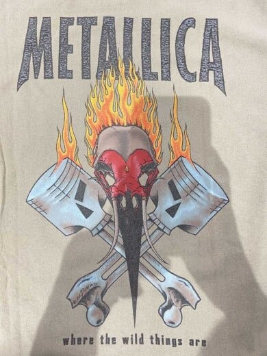 商品画像：METALLICA/Tシャツ/--/コットン/BEG 6