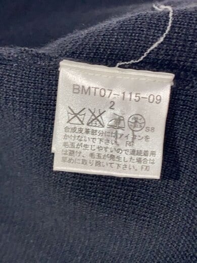 商品画像：カーディガン(薄手)/2/ウール/BLK/BMT07-115-09 5