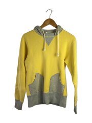 後付けパーカー/パーカー/M/コットン/YLW