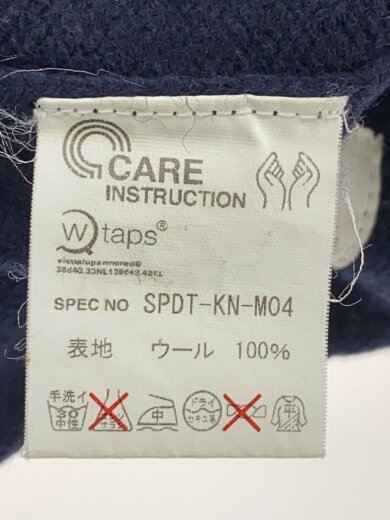 商品画像：ニット・セーター(厚手)/--/ウール/NVY/SPDT-KN-M04 4