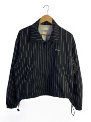 TRUCK JACKET CHALK STRIPE/44/ポリエステル/BLK/ストライプ/1041