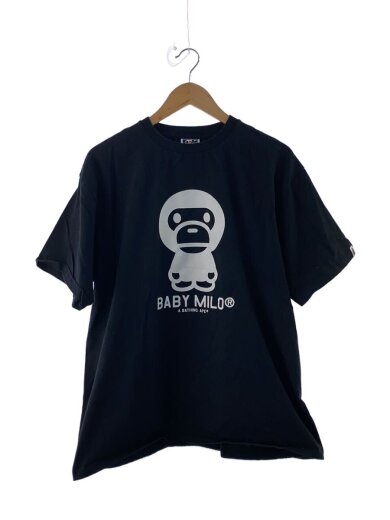 商品画像：Tシャツ/XXL/コットン/BLK/プリント/002TEK251001M 1