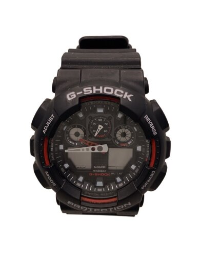 商品画像：腕時計/デジアナ/ラバー/BLK/BLK/GA-100 1