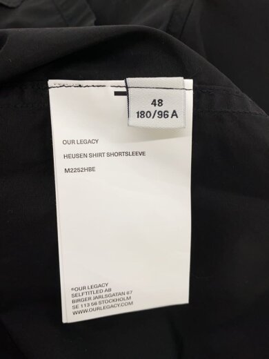 商品画像：HEUSEN SHIRT BLACK ALL DAY POPLIN/48/コットン/BLK/無地/M2252HBE 4