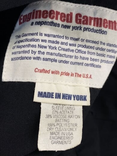 商品画像：ジャケット/S/ウール/BLK 4