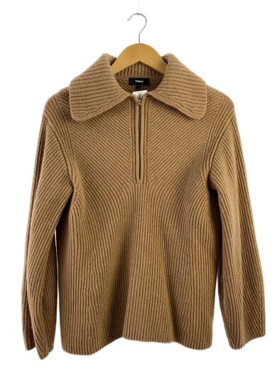 商品画像：ハーフジップ/ニット・セーター(厚手)/S/ウール/BEG/01-0401707-320-902 1