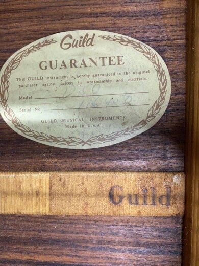 商品画像：D-50 D-50/アコギ/非純正HC付/1975年製/ネック波打/ネック裏塗装剥がれ 8