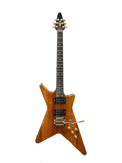 商品画像：V220 Koa Body エレキギター/変形タイプ/ナチュラル・木目/HH/ロックタイプ/V220 Koa Body 1