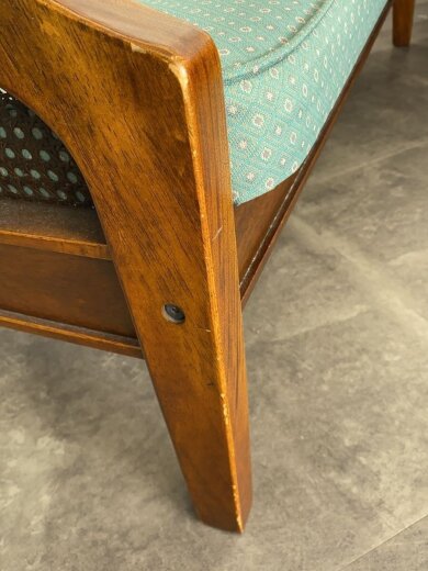 商品画像：三越家具/2人掛けソファ/ウッド/GRN/ブルージュ 9