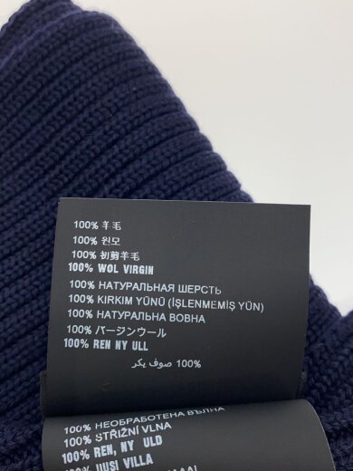 商品画像：マフラー/ウール/ネイビー/メンズ/プラダ 3