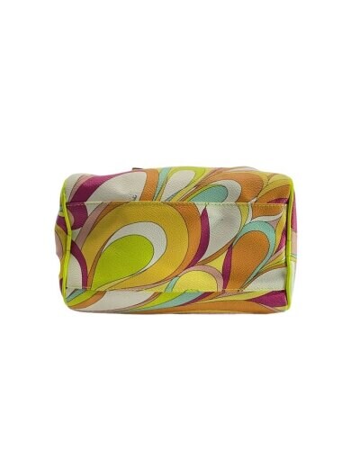 商品画像：ミニボストンバッグ/ハンドバッグ/イエロー/マルチカラー/総柄 4