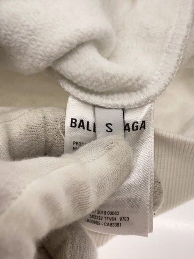 商品画像：19AW/Signature Logo Hoodie/パーカー/S/コットン/WHT/JP57 2019 00062// 4