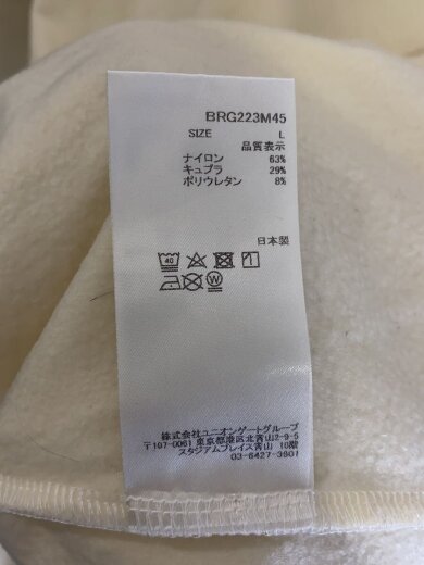 商品画像：長袖Tシャツ/L/ナイロン/CRM/無地/BRG223M45 4