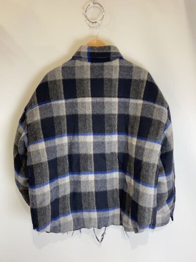 商品画像：ジャケット/3/ウール/BLU/チェック/DC-23AW-SH-02 2