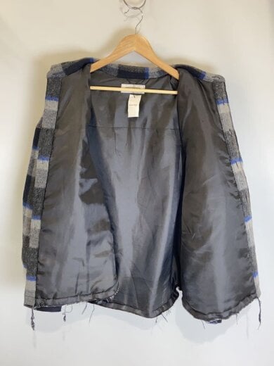 商品画像：ジャケット/3/ウール/BLU/チェック/DC-23AW-SH-02 3