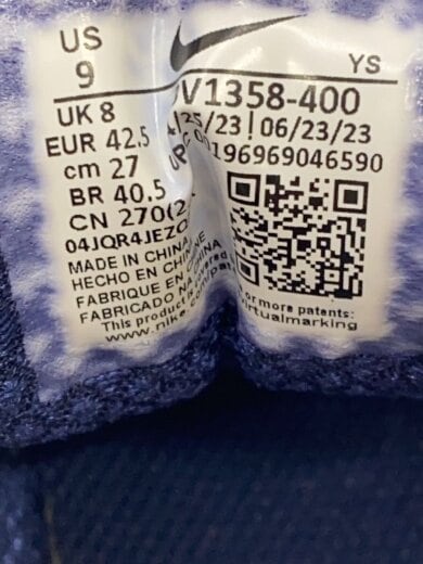 商品画像：VOMERO 5_ボメロ 5/27cm/NVY// 5