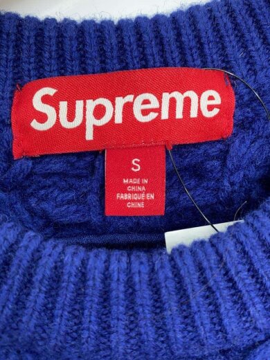 商品画像：23AW/Applique Cable Knit Sweater/ニット・セーター(厚手)/S/ウール/NVY// 4