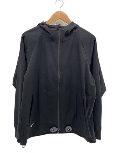 商品画像：STRETCH POLYESTER HEAVY POPLIN ナイロンジャケット/L/ポリエステル/BLK 1