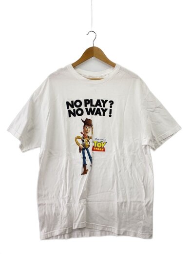 商品画像：Tシャツ/XL/コットン/WHT/無地/ウッディ/トイストーリー/ピクサー 1