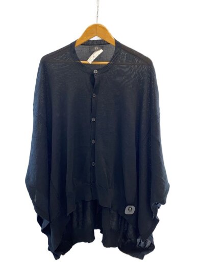 商品画像：コットンンムササビニット/カーディガン(薄手)/2/コットン/BLK/無地/YG-K93-583 1