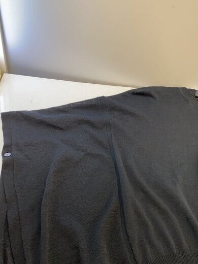 商品画像：コットンンムササビニット/カーディガン(薄手)/2/コットン/BLK/無地/YG-K93-583 6