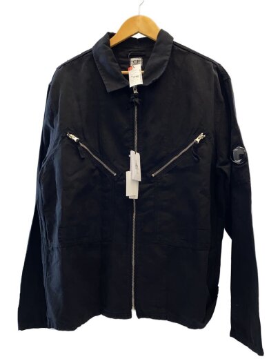 商品画像：25SS/OVERSHIRT/コットンリネン/ジャケット/XL/コットン/BLK/18CMOS103A 1