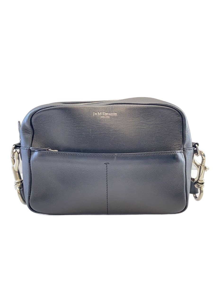 J&M DAVIDSON / ガブリエル/ショルダーバッグ/レザー/BLK/無地