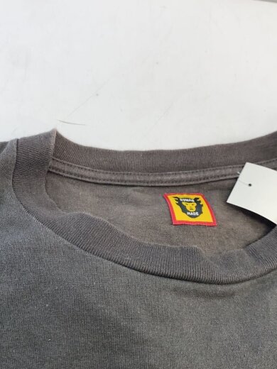 商品画像：HEART LOGO L/S TEE/長袖Tシャツ/XL/コットン/GRY 7