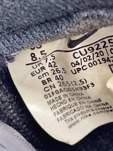 商品画像：AIR FORCE 1 LOW/エアフォース 1 ロー/ブラック/CU9225-001/25.5cm/BLK 5