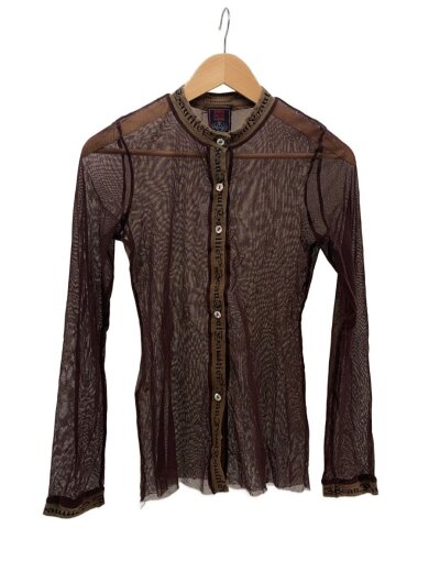 商品画像：カーディガン(薄手)/--/ナイロン/BRW/無地// 1