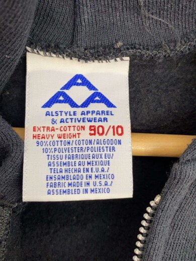 商品画像：00s RHCP FULL ZIP HOODIE ジップパーカー/M/コットン/BLK/無地 3