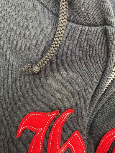 商品画像：00s RHCP FULL ZIP HOODIE ジップパーカー/M/コットン/BLK/無地 7