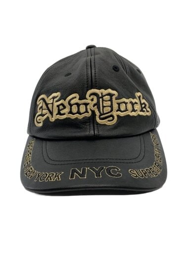 商品画像：キャップ/FREE/レザー/BLK/無地/メンズ// 1