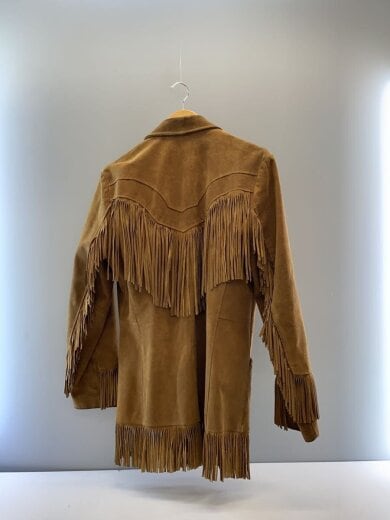 商品画像：Western Jacket/フリンジジャケット/38/スウェード/BRW/無地 2