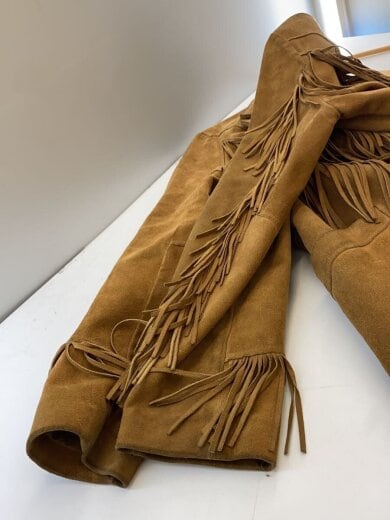 商品画像：Western Jacket/フリンジジャケット/38/スウェード/BRW/無地 4