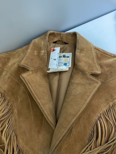 商品画像：Western Jacket/フリンジジャケット/38/スウェード/BRW/無地 7