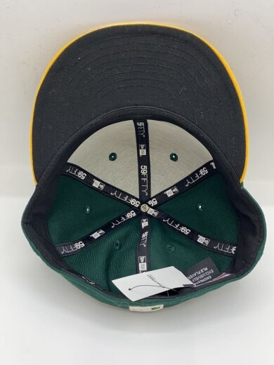 商品画像：キャップ/7 1/4/コットン/GRN/無地/レディース 4