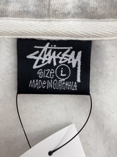 商品画像：ジップパーカー/L/コットン/GRY/プリント/1974649// 4