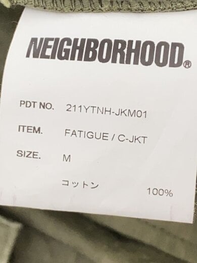 商品画像：21SS FATIGUE C-JKT ミリタリージャケット/M/コットン/KHK/無地/211YTNH-JKM01 4