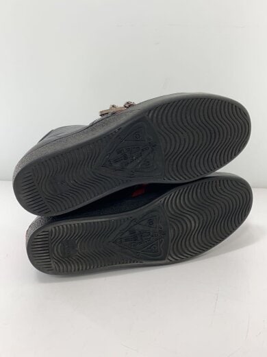 商品画像：ハイカットスニーカー/US9/BLK/レザー/473743// 4