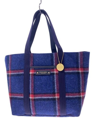 商品画像：トートバッグ/--/NVY/チェック 1