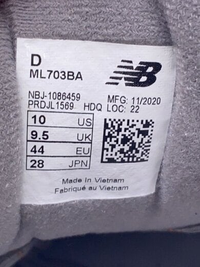 商品画像：シューズ/28cm/GRY/ML703BA 5