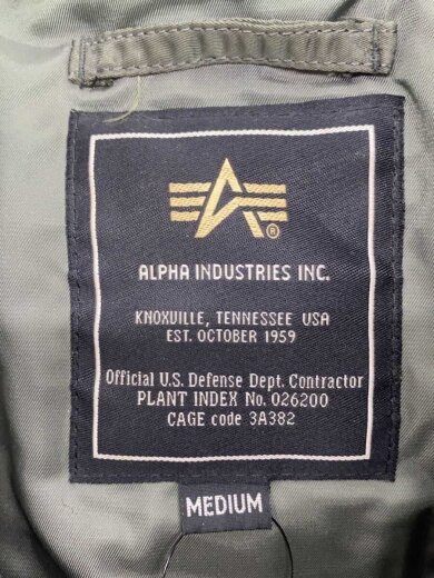 商品画像：フライトジャケット/M/ナイロン/KHK/20024-76 3