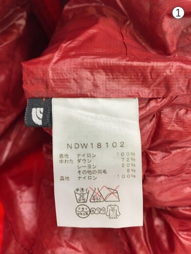 商品画像：ダウンジャケット/L/ナイロン/RED/NDW18102 4