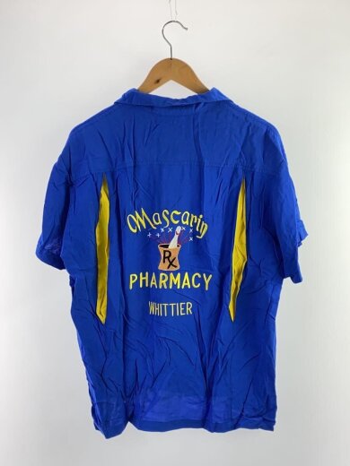 商品画像：半袖シャツ/M/レーヨン/BLU 2