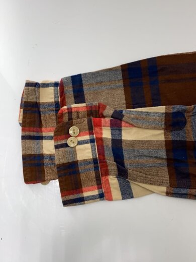 商品画像：長袖シャツ/L/コットン/BRW/チェック/1930-131-045 6